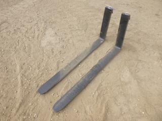 (1) Set 48 In. Pallet Forks, 3300 lbs., Capacity, Class 2 (ROW 1)