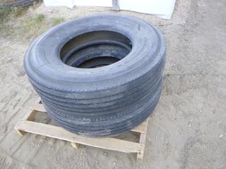 (2) Unused Diamond Back TR696 Tires, 11R22.5 (ROW 1)