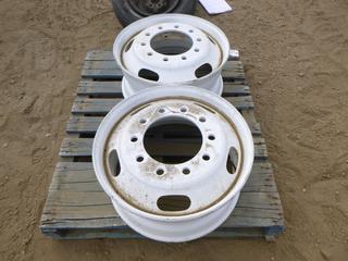 (10) Stud Tractor Trailer Rims, Size 22.5 In. (ROW 1)