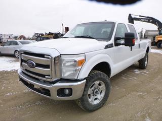 2013 Ford F-350 XL Super Duty Crew Cab c/w 6.2L, Showing 175,602 Kms, GVWR 11,200, 275/70R18 Tires At 60%, Front Axle Rating 5,600 LB, Rear Axle Rating 7,000 LB, VIN 1FT8W3B67DEA71192 *Note: Minor Rust*