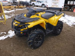 2012 Can-Am Outlander EXT 1000 V-Twin EFT c/w Rotax 4-TEC, Showing 525 Miles, 135H13 Hours, VIN: 3JVLKCP19CJ001175