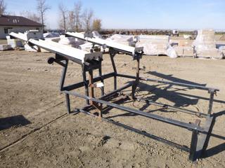 (1) Headache Rack w/ Foldable Pipe Rails (W Fence)