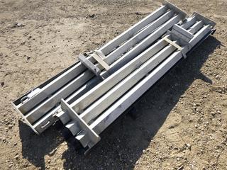 (2) Truck Pipe Racking, 98 In. x 14 1/2 In. * NOTE: Disassembled* (W Fence)