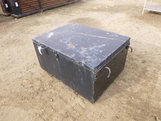 Metal Storage Container w/ Contents, 4 Ft. x 3 Ft. x 2 Ft. (Row 3)