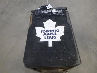 (2) Unused Toronto Maple Leafs Floor Mats, 17.5 In. x 25.5 In. (B1)