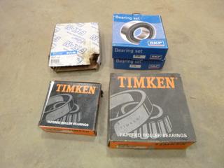 (2) SKF Bearings, (2) Timken Bearings, (1) Eaton Bearing (T-4-3)