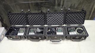 (4) ISC Multi-Gas Monitors c/w Chargers and (4) Pelican 11500 Padded Cases, Model ITX (B1)