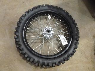 (1) Yuanxing Bike Tire W/ Rime, Size 110/100-18MC (L-2-3)