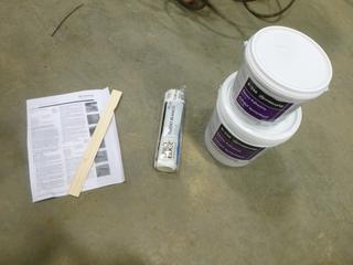 (2) Armstrong Epoxy Adhesive for Commercial Vinyl Backed Sheet Flooring (L-2-1)