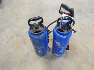 (2) Union Industrial Concrete Sprayer 3.5G, One with Nozzle, One Without Nozzle, Model 19230 (J-1-1)