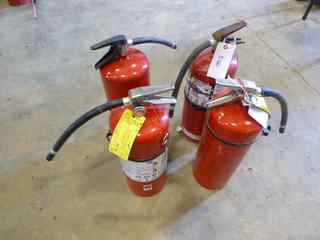 (4) 20LBS Fire Extinguisher *NOTE: 2 Need Recharge* (J-1-2)