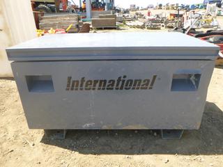 International Truck Tool Box *Note Damages*, (WR-2), (Row 2)