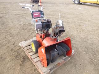 Toro 38080 Snow Throwing Machine c/w Extra Tires and Tire Chains, SN 1000596 (Row 5)