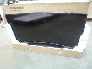 (1) Unused Samsung 65 In. Curved UHD TV, 7 Series, Model# UN65NU7300F, c/w remote, cables & feet