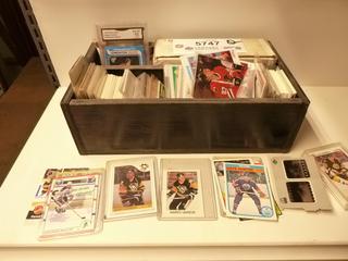 Box of Assorted Hockey Cards, Rookies and Stars Complete 1990 OPG Set