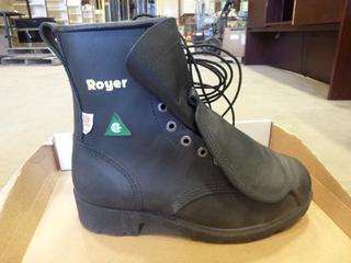 (1) Unused Pair of Royer Composite Toe Boots w/ Lace Guard, Size 7 (S-4-1)