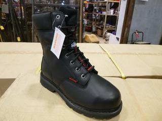 (1) Unused Pair of Wolverine Fortitude Composite Toe Work Boots, Size Men's 8 W (R-3-2)