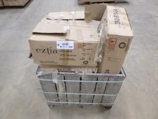 Assorted Furniture Pieces, C/w Crate of Eztia Chair Parts *As Is, May Be Incomplete* (Row 4)