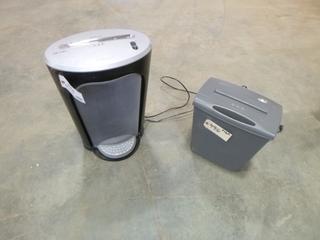 (1) Fellowes Paper Shredder, Model OS-11CS, (1) Fellowes Paper Shredder, Model P700-2 (O-3-3)