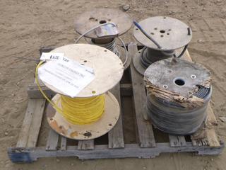 (4) Spools Assorted Wire - 1 Unused - 3 Used (Row 3)