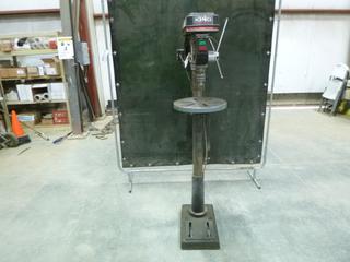 King Industrial 17 In. Floor Model Drill Press, 16 Speed, Chuck 5/8In., 110/220 V, 12.5/6.25 A, 1720 RPM, Phase 1 (Z)