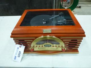 Philco Record Player /  Compact Disc Player w/ AM/FM Radio (B1)