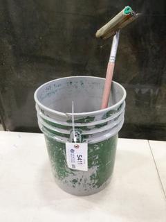 Bucket w/ Contents, Including Vehicle Seat Covers and Window  Squeege (B1)