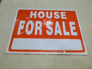 Qty of House For Sale Signs (B1)