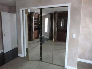 Qty Of (4) 35.5in Folding Mirror Closet Doors **Note: Buyer Responsible For Load Out, Located Offsite For More Info Contact Shazeeda @780-721-4178**