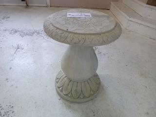 20in Concrete Pedestal **Note: Buyer Responsible For Load Out, Located Offsite For More Info Contact Shazeeda @780-721-4178**