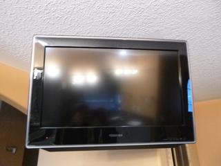 Toshiba TV/DVD Combo C/w Wall Bracket **Note: Buyer Responsible For Load Out, Located Offsite For More Info Contact Shazeeda @780-721-4178**