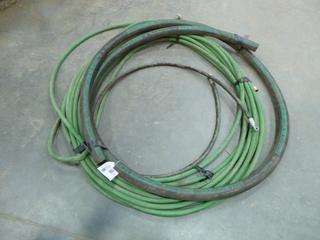 Misc Hydraulic and Water Hoses, Various Sizes and Lengths (J-3-1)