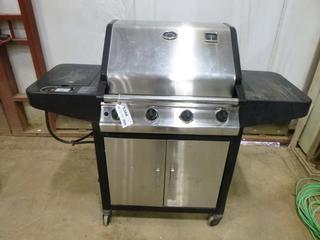 (1) Barbecue W/ Utensil Side Burner, Model TCG4202, *NOTE: Missing Knob, No Tank, Working Condition UNKNOWN*