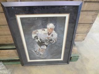 (1) Oilers Spirit & Speed Picture , 24 1/2 In. x 30 1/2 In. (K-2-2)