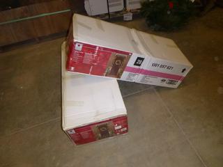 (2) 4 Piece Prelit Entryway Christmas Sets (M-3-1)