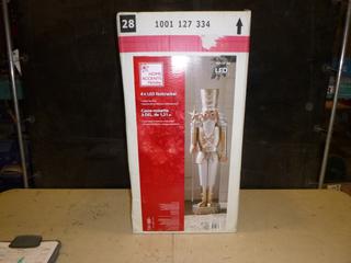 (1) 4 Ft. LED Nutcracker (M-3-1)