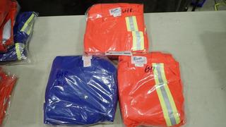 (1) Unused Canadian Safety Garment Flame Resistant Coveralls Size 64 and (1) Unused Reynolds Coveralls Size 64 (C1)