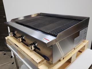 Model ATRC-36CAH1 3-Burner Radiant Charbroiler w/ Independent Manual Control LP *Note: Item Cannot Be Removed Until November 10th*