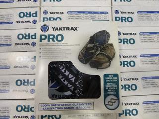 (24) Pair Unused Yaktrax Pro Winter Traction For Boots / Shoes, Coil Design, Size Medium (M-3-3) 