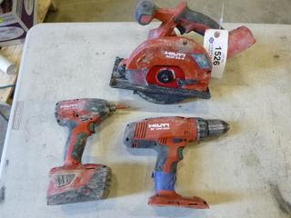 Hilti Cordless Drill SF10W-A22, Circular Saw SCM22A, Impact Driver S1D4-A22 (A1)