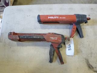 (2) Hilti Manual Anchor Adhesive Dispenser (A1)