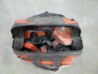 Hilti Tool Bag C/w Chargers, Guards, Drill Bits, Handles, (N-3-2)