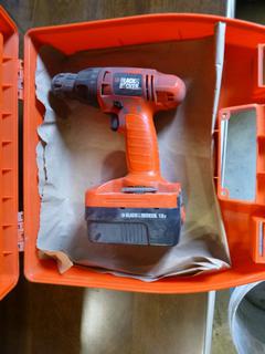 Black and Decker 18V Cordless Drill (A1)