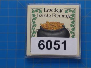 (1) 1965 Lucky Irish Penny, Hen with Her Chicks