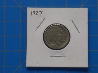 (1) 1927 United States of America Silver "Indian Head" Nickel (5 Cents)