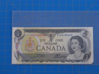 (1) 1973 Canadian - Bank of Canada $1.00 Bill