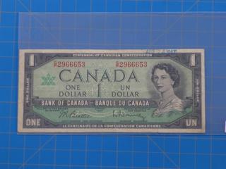 (1) 1967 Canadian - Bank of Canada $1.00 Bill