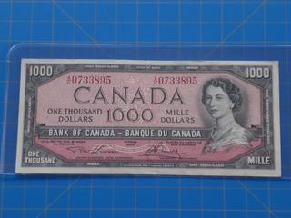 (1) Canadian - Bank of Canada $1000.00 Bill