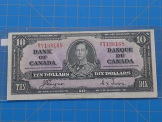 (1) Canadian -  Bank of Canada $10.00 Bill