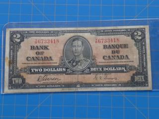 (1) Canadian - Bank of Canada $2.00 Bill